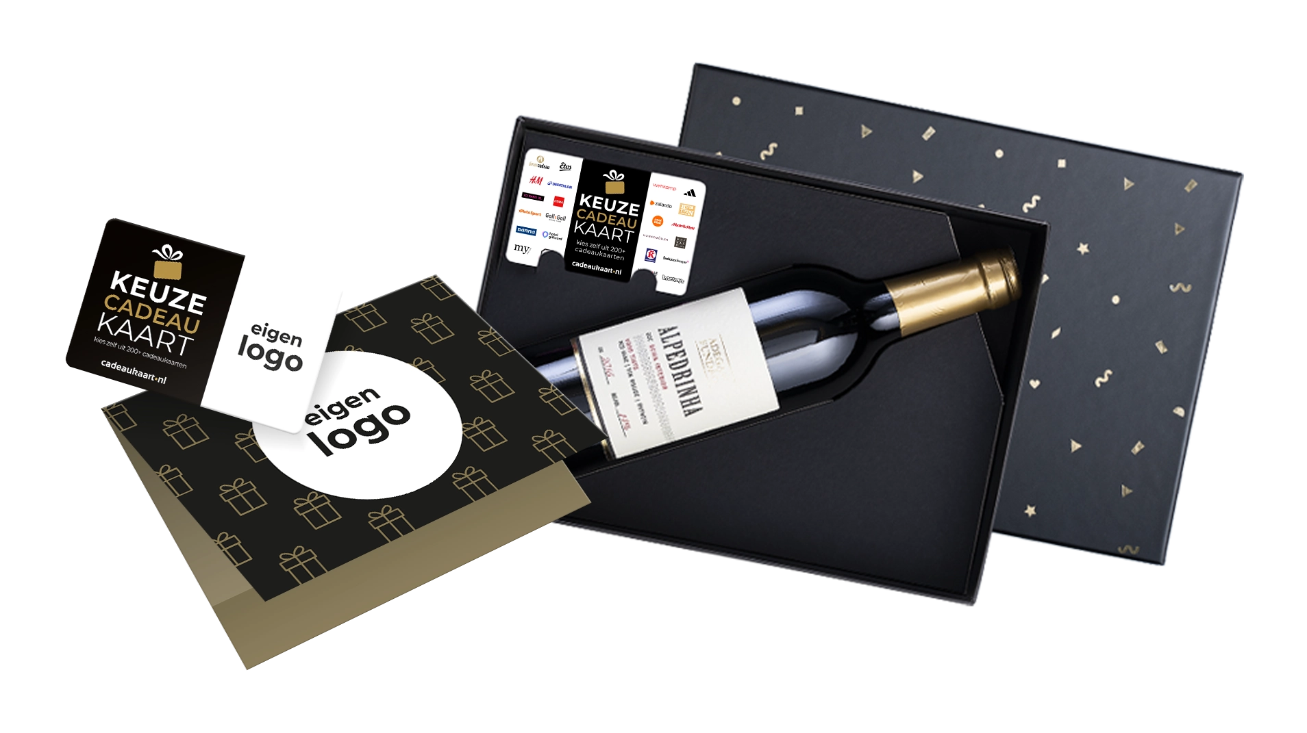 Verpakkingen en wijnen